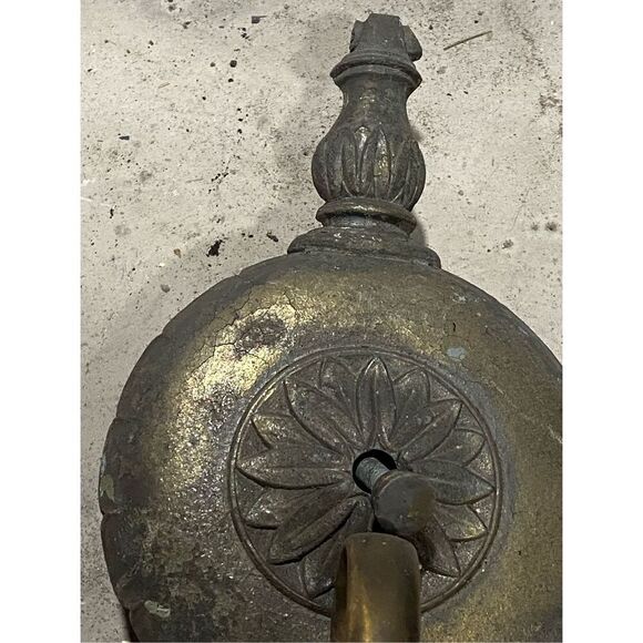 Antique Neoclassical Style Sconce Plate Base Part for Single Arm - Picture 3 of 5